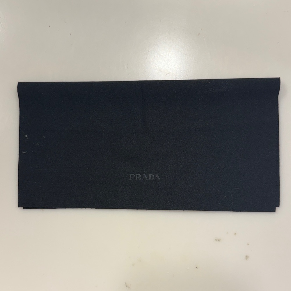 Prada Classic Black Fabric for glasses